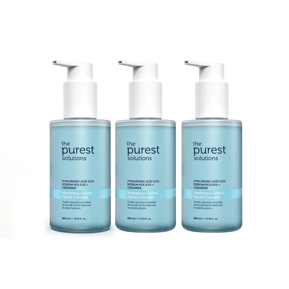 The Purest Solutions Hydrating Gentle Facial Cleansing Gel 200 ml 3 Pack