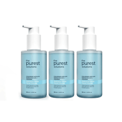 The Purest Solutions Hydrating Gentle Facial Cleansing Gel 200 ml 3 Pack