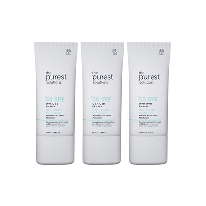 The Purest Solutions Matte Finish Sunscreen for Oily Skin 50 spf 50ml 3 Pack