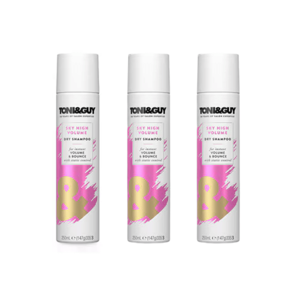 Toni &amp; Guy Skyhigh Dry Shampoo Volumizing Dry Shampoo 250 ml 3 Pack