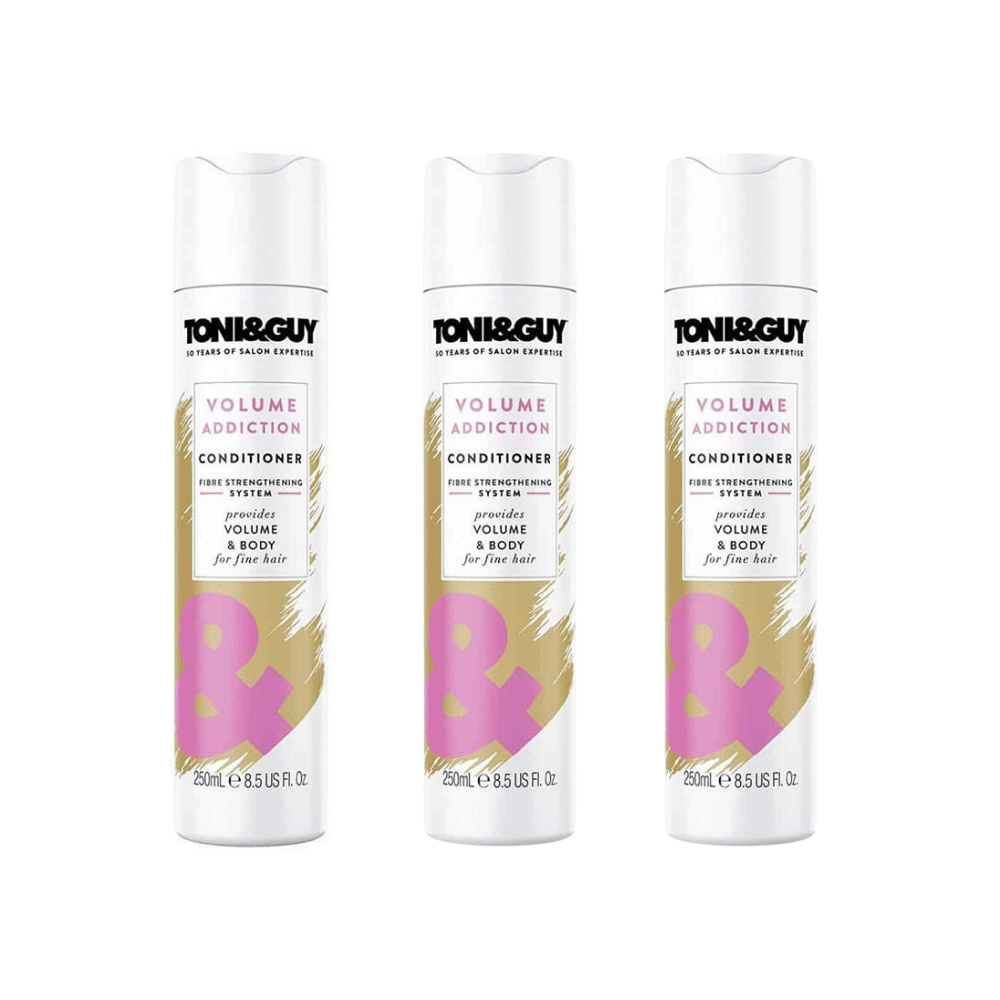 Toni &amp; Guy Volume Addiction Conditioner for Fine Hair 250 ml 3 Pack