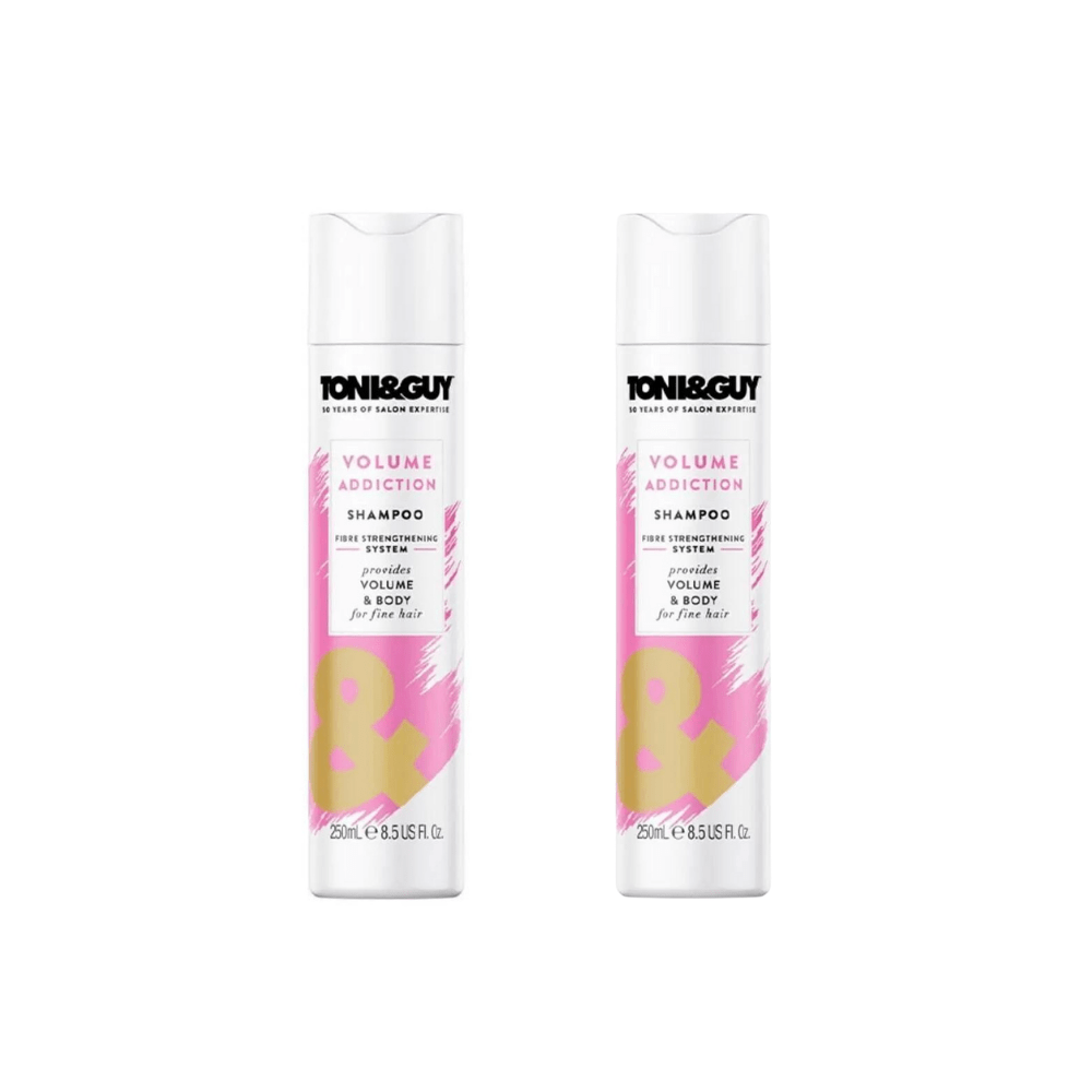 Toni &amp; Guy Volume Addiction Shampoo Volumizing Shampoo for Fine Hair 250 ml 2 Pack