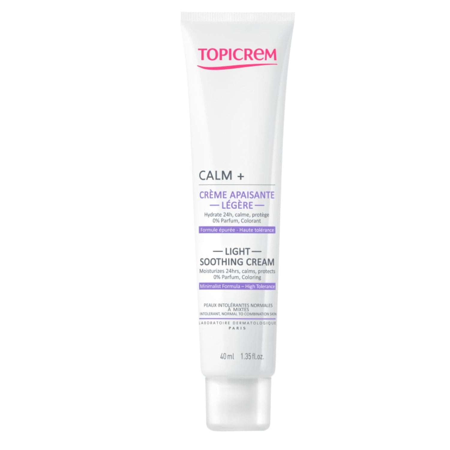 Topicrem Calm+ Light Soothing Moisturizing Cream 40 ml