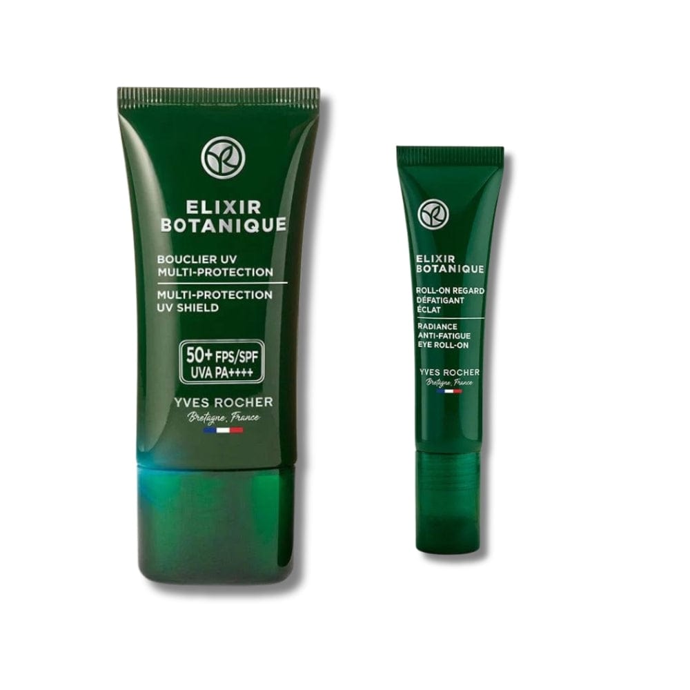 Yves Rocher Elixir Botanique Detox Effect 50 Factor Protective Anti-Aging Face Cream 30 ml &amp; Elixir Botanique Detoxifying Revitalising Eye Cream 15 ml