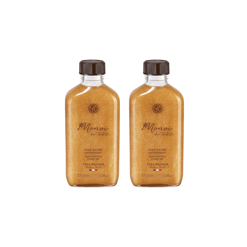 Yves Rocher Monoi Radiance Hair and Body Oil 100 ml 2 Pack