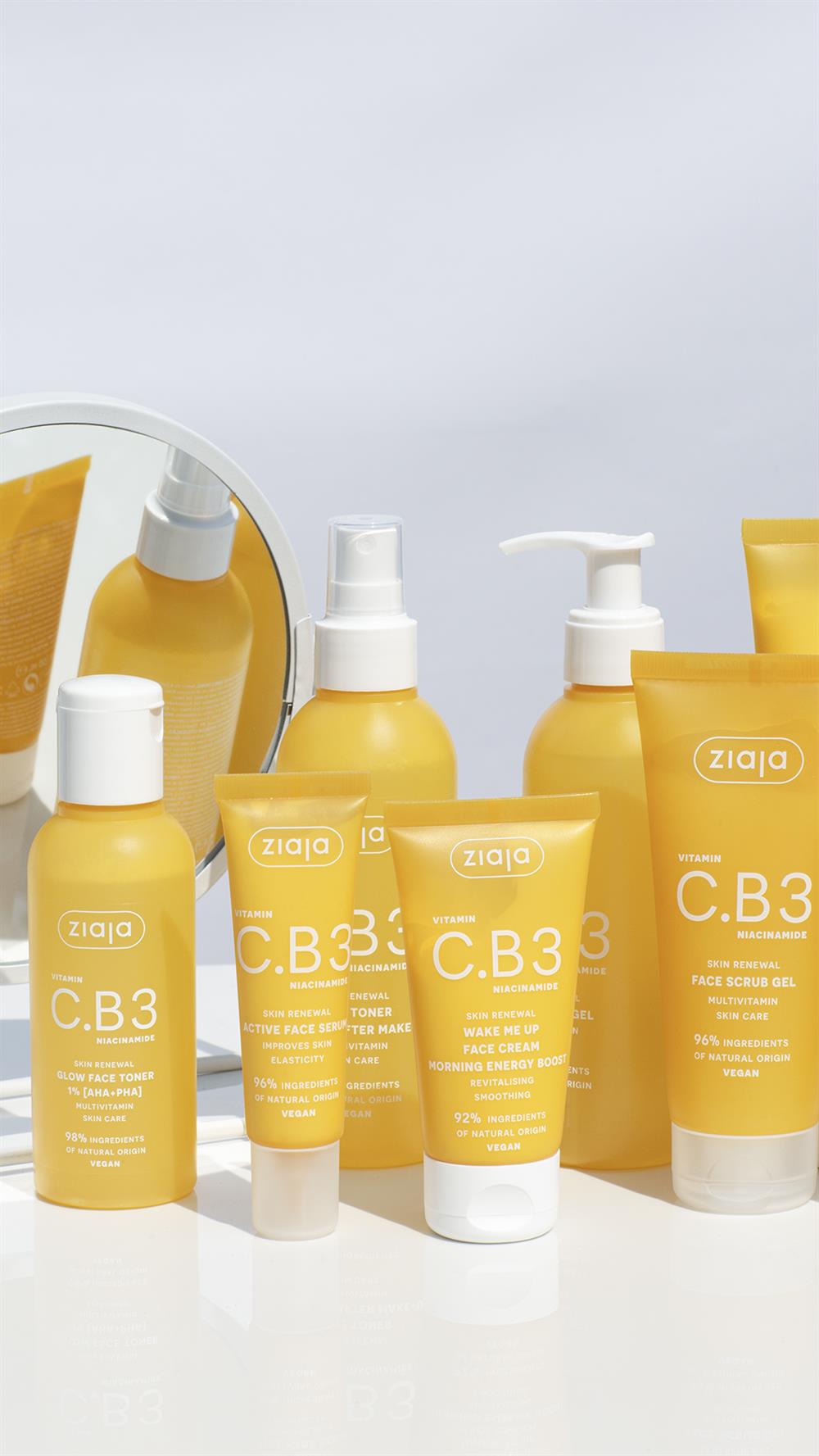 Ziaja Vitamin C.B3 Niacinamide Facial Peeling Gel 100ml