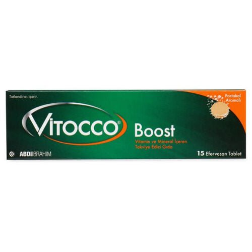 Abdi İbrahim Vitocco Boost Takviye Edici Gıda 15 Efervesan Tablet - Melori