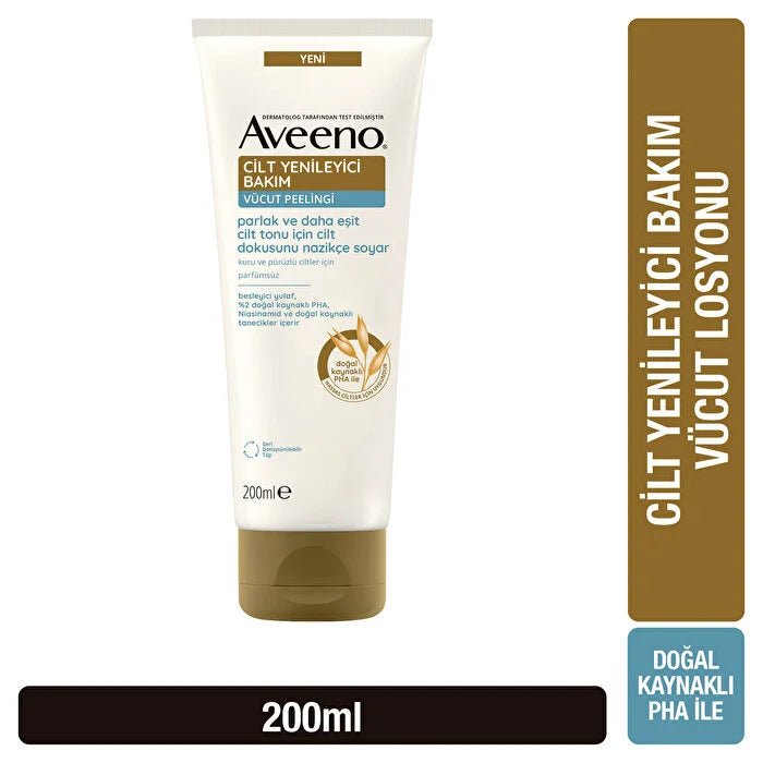 Aveeno Cilt Yenileyici Vücut Peelingi 200 ml - Melori