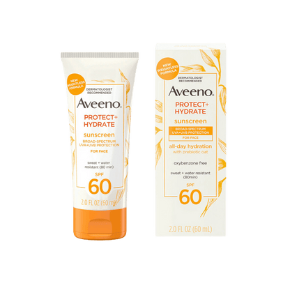 Aveeno Protect+Hydrate SPF60 Yüz Için Güneş Kremi 60 ml - Melori