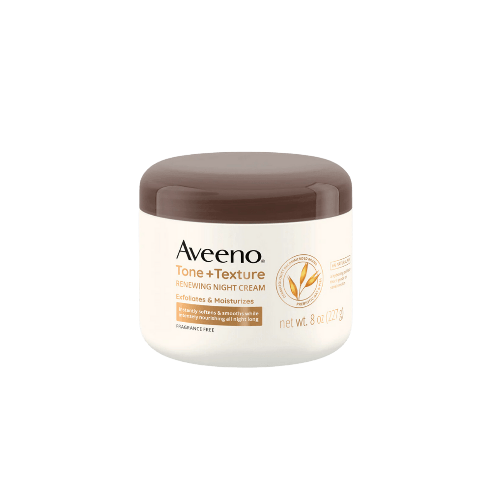 Aveeno Tone + Texture Eksfoliye Edici Ve Nemlendirici Gece Vücut Kremi 227gr - Melori