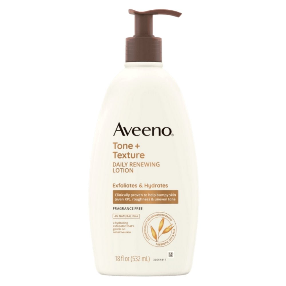 Aveeno Tone + Texture Eksfoliye Edici Ve Nemlendirici Günlük Vücut Losyonu 532ml - Melori