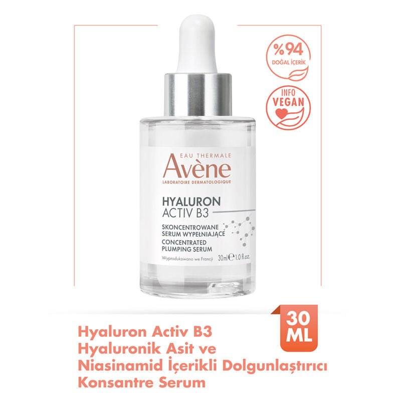 Avene Hyaluron Activ B3 Dolgunlaştırıcı Konsantre Serum 30 ml - Melori