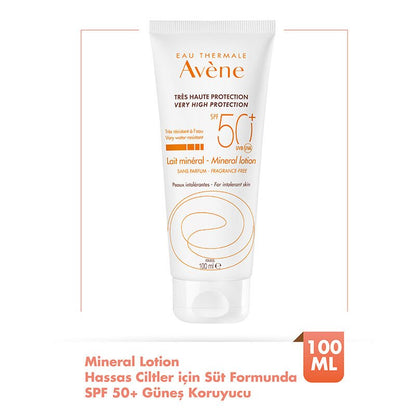 Avene Lait Spf 50 Mineral Lotion (Mineral Güneş Losyonu) 100ml - Melori