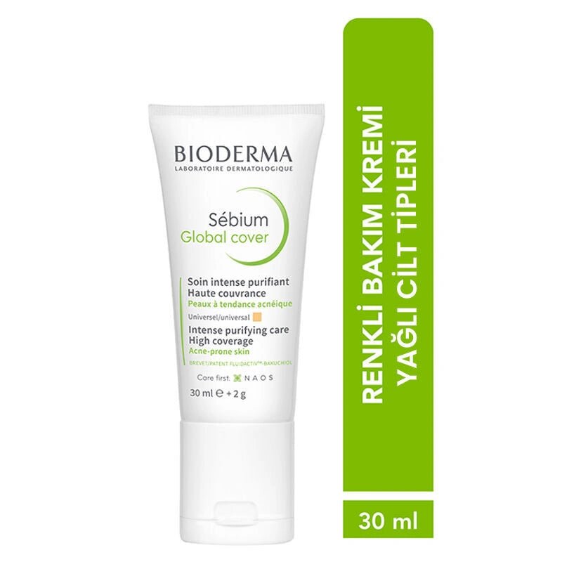 Bioderma Sebium Global Cover Renkli Bakım Kremi 30 ml - Melori