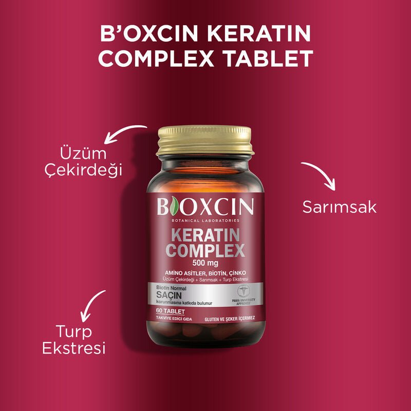 Bioxcin Forte Keratin Complex Tablet Takviye Edici Gıda 60 Tablet - Melori