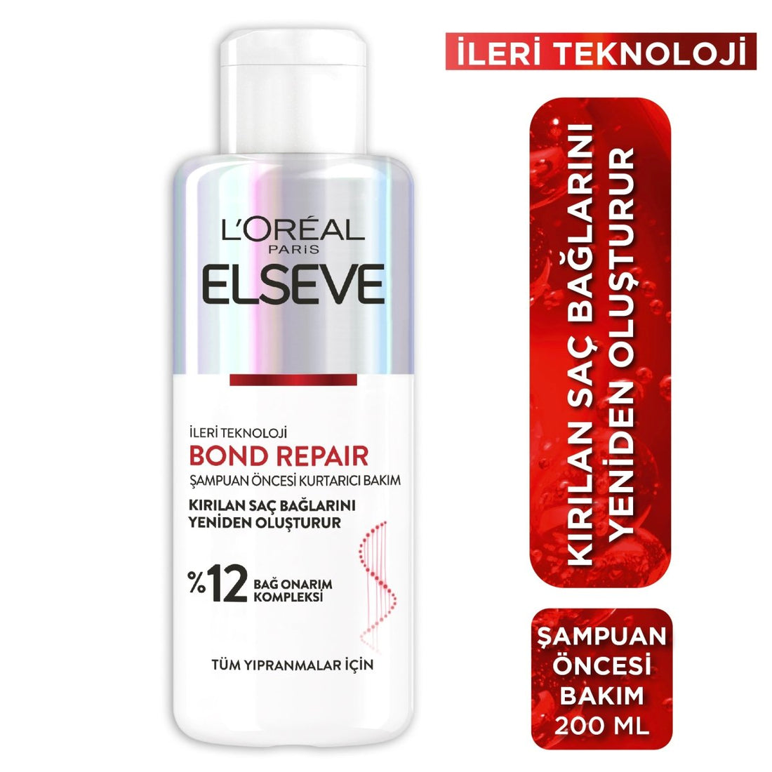 Bond Repair Tüm Yıpranmalar için Saç Bağlarını Yeniden Oluşturan Şampuan Öncesi Kurtarıcı Bakım 200ML - Melori