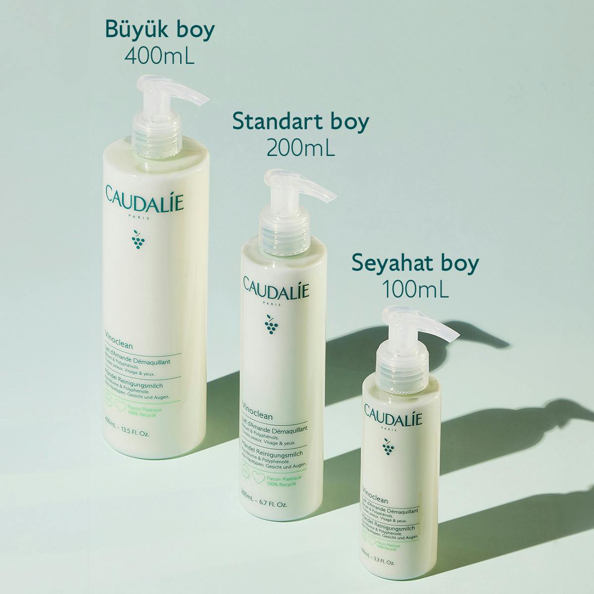 Caudalie Vinoclean Badem Yağlı Temizleme Sütü 100 ml - Melori