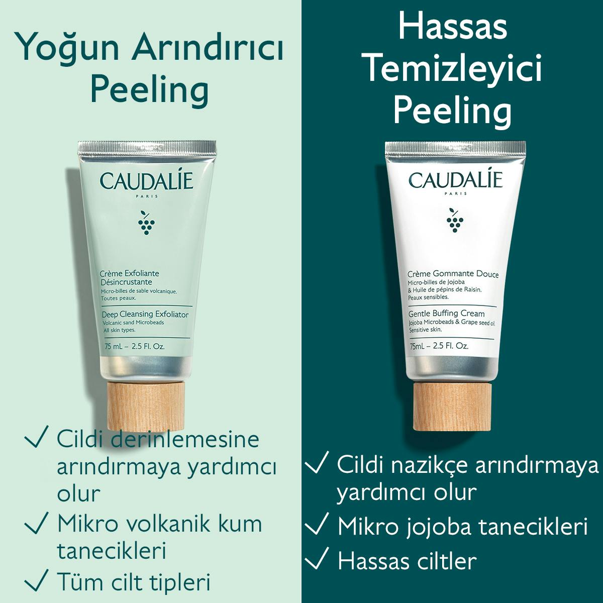 Caudalie Vinoclean Deep Cleansing Exfoliating Peeling 75 ml - Melori