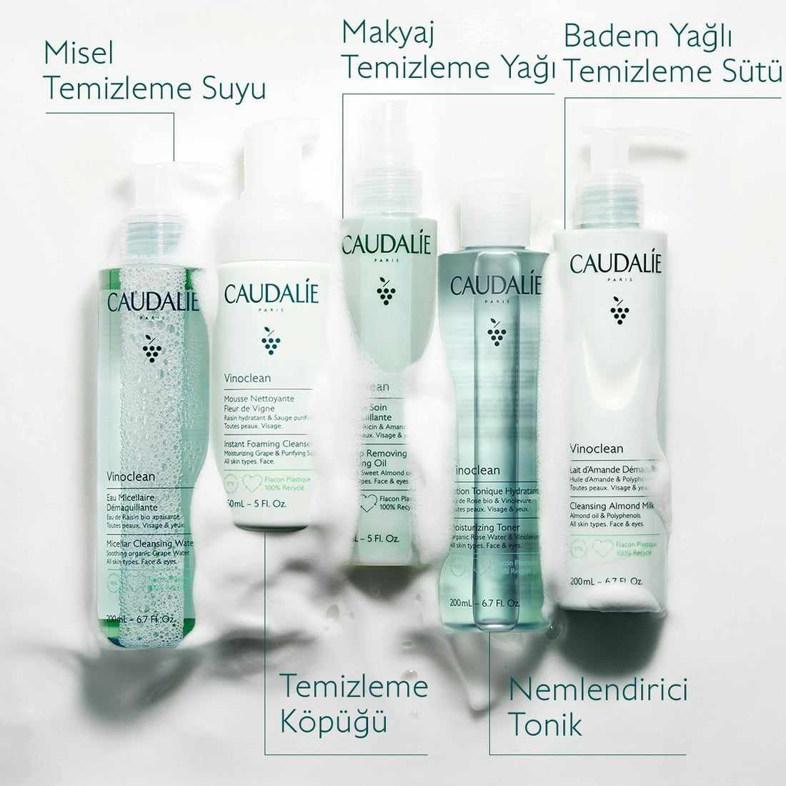 Caudalie Vinoclean Nemlendirici Tonik 400ml - Melori