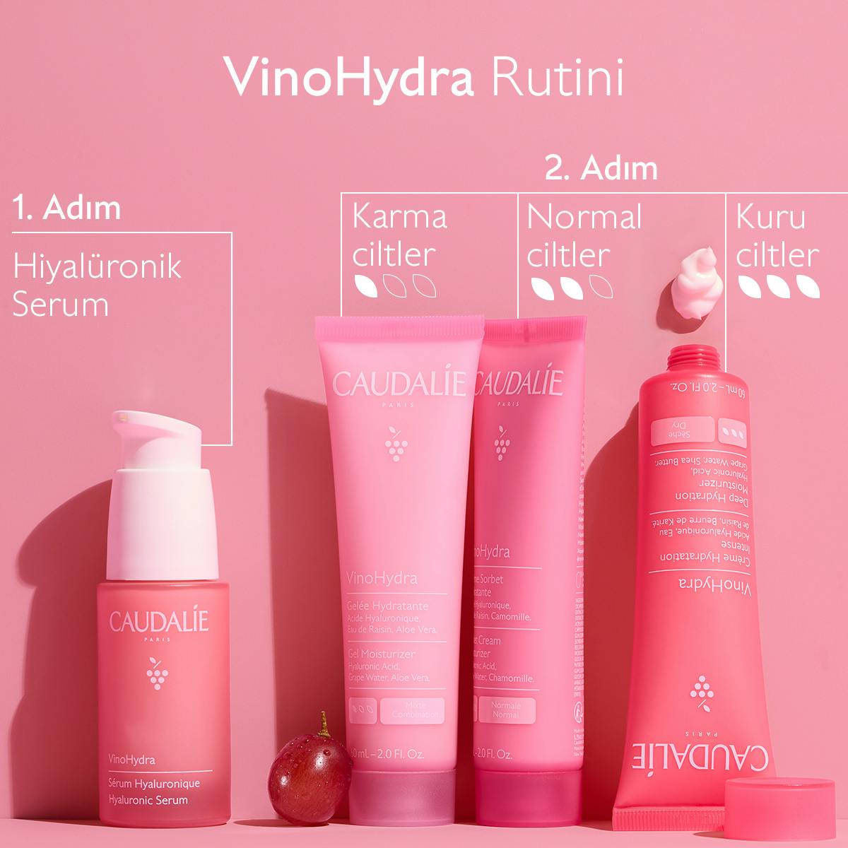 Caudalie VinoHydra Nemlendirici Bakım Kremi 60 ml - Melori