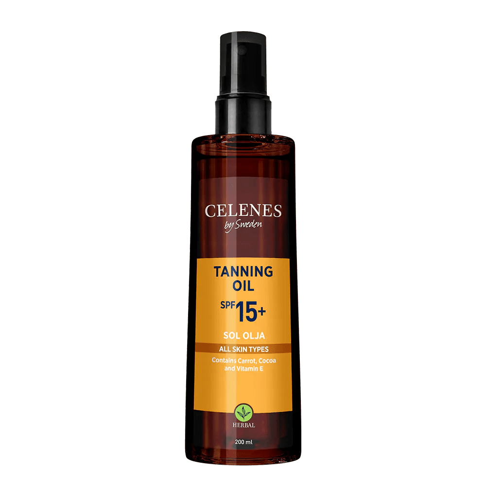 Celenes Herbal Bronzlaştırıcı Güneş Yağı Spf15 200 ml - Melori