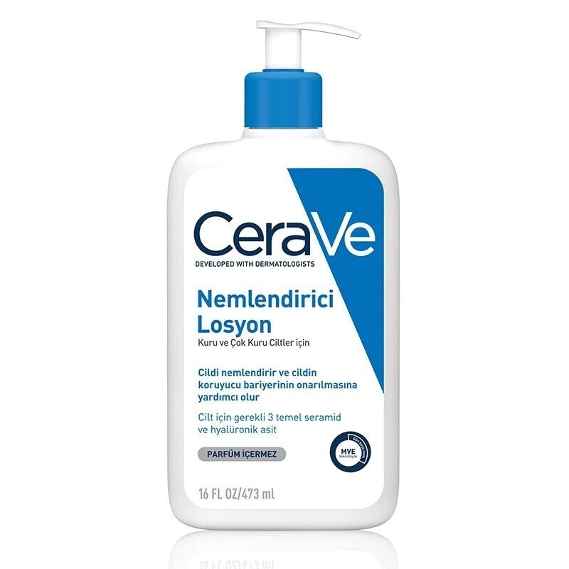 CeraVe Nemlendirici Yüz ve Vücut Losyonu - Seramid Ve Hyalüronik Asit İçerikli 473 ml - Melori