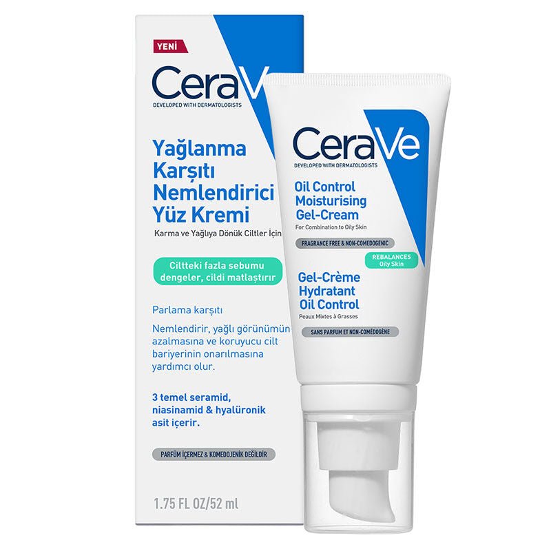 CeraVe Yağlanma Karşıtı Nemlendirici Yüz Kremi 52 ml - Melori