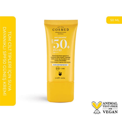 Cosmed Sun Essential Spf50 Fluid Güneş Kremi 50 ml - Melori