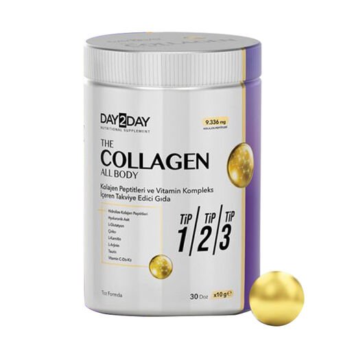 Day2Day The Collagen All Body Takviye Edici Gıda 300 g - Melori