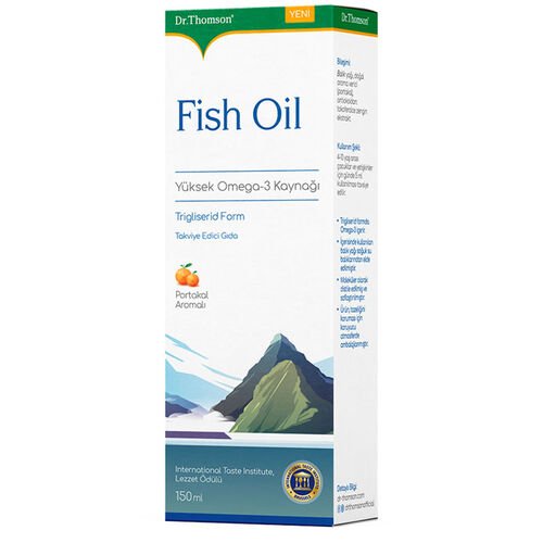 Dr.Thomson Yüksek Omega - 3 Fish Oil 150 ml - Melori