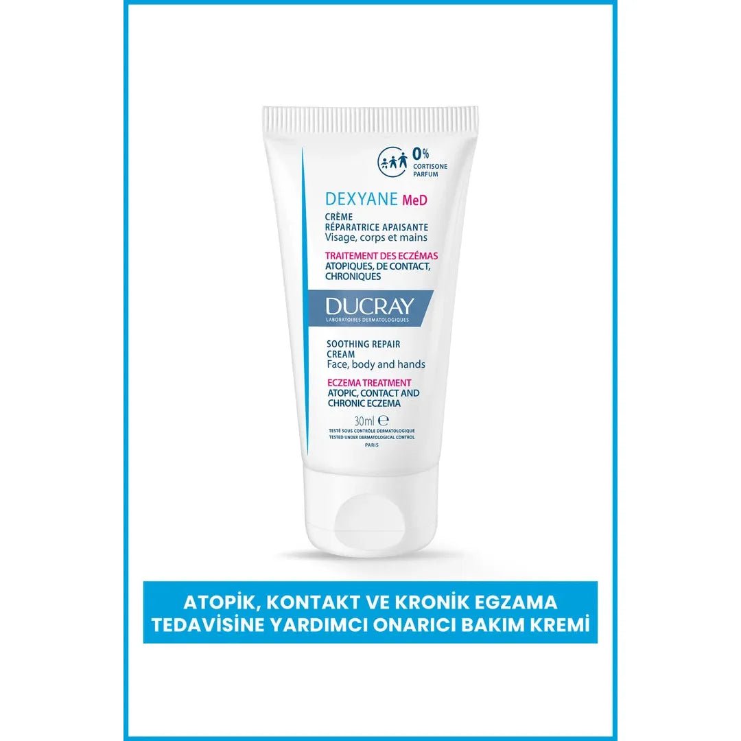 Ducray Dexyane MeD Atopik, Kontakt ve Kronik Egzama Tedavisine Yardımcı Onarıcı Bakım Kremi 30ml - Melori