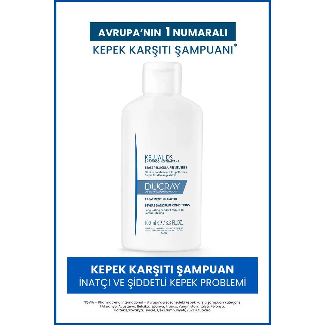 Ducray Kelual DS Shampoo Kepek Karşıtı Şampuan 100 ml - Melori