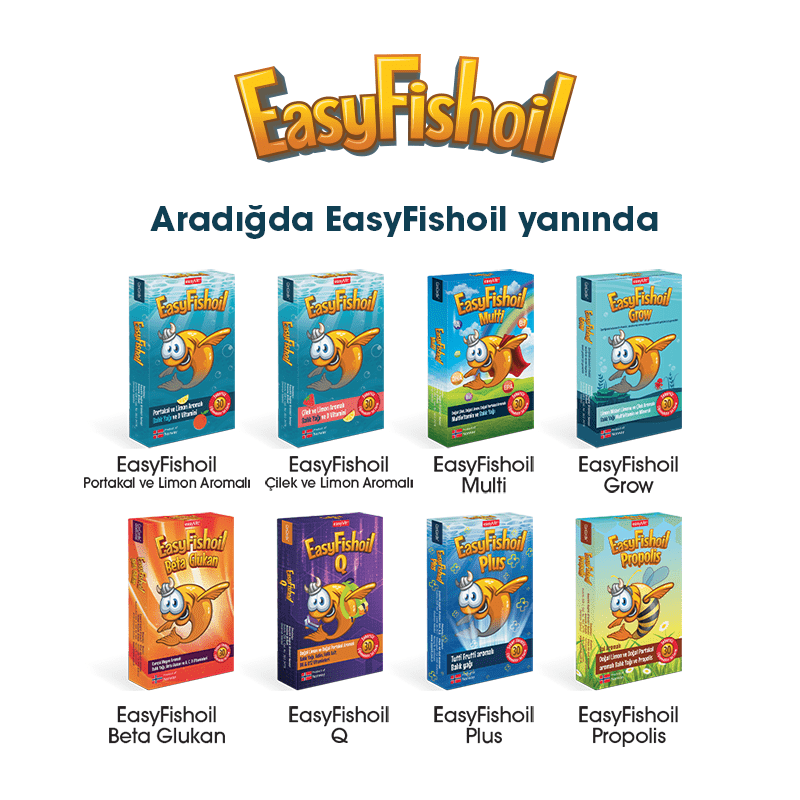 Easy Fish Oil Propolis 30 Çiğnenebilir Jel - Bal Aromalı - Melori