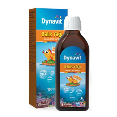Eczacıbaşı Dynavit Portakal Aromalı Balık Yağı 150 ml - Melori