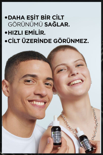 Garnier AHA+BHA Cilt Kusurları Karşıtı Serum %4 [NİASİNAMİD + PEELING ETKİLİ AHA+BHA] 30ML - Melori