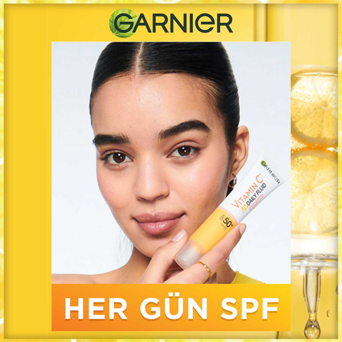 Garnier C Vitamini Parlak Günlük UV Korumalı Güneş Yüz Kremi Görünmez Doku SPF50+ 40ml - Melori