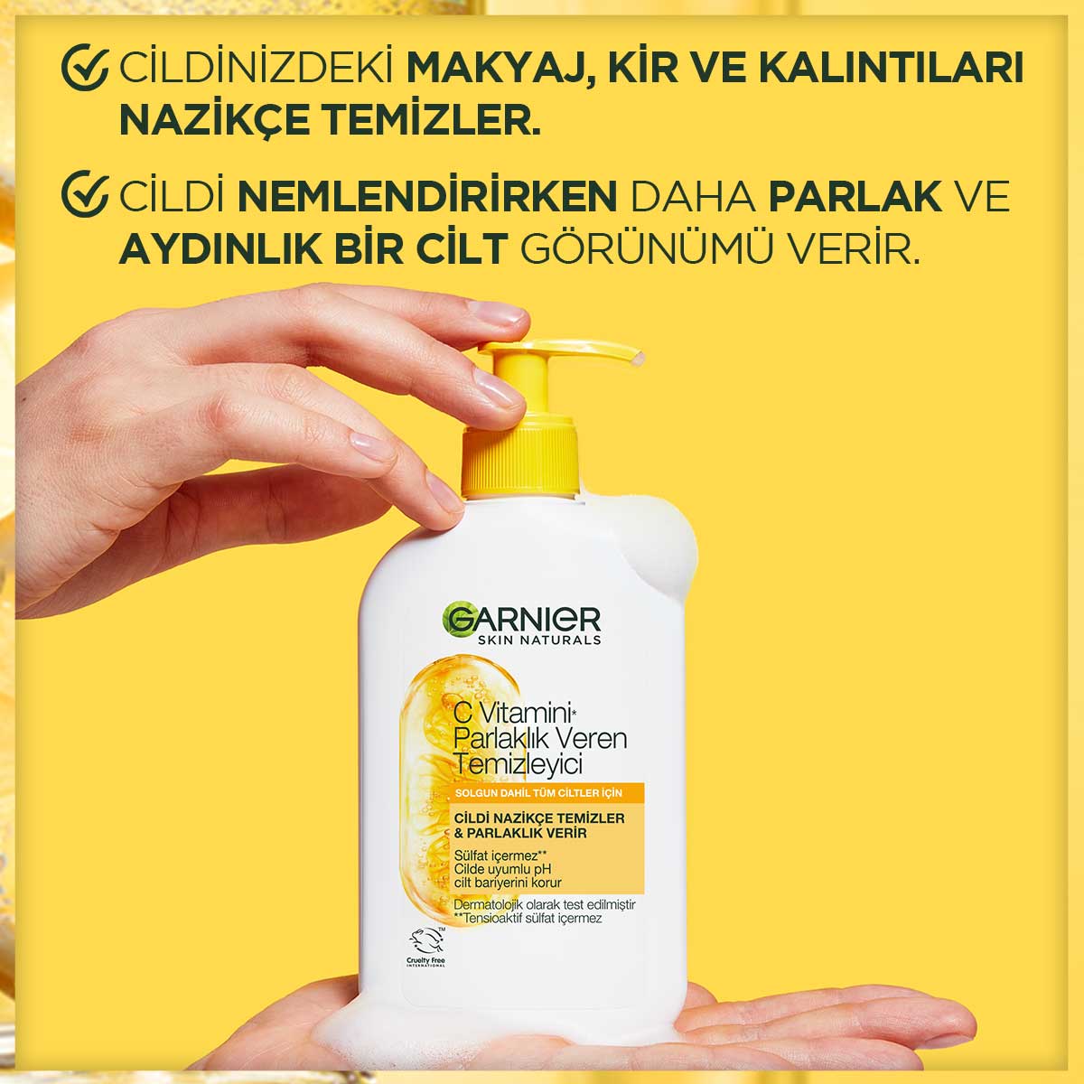 Garnier C Vitamini Parlaklık Veren Temizleyici 250 ml - Melori