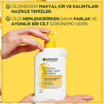 Garnier C Vitamini Parlaklık Veren Temizleyici 250 ml - Melori