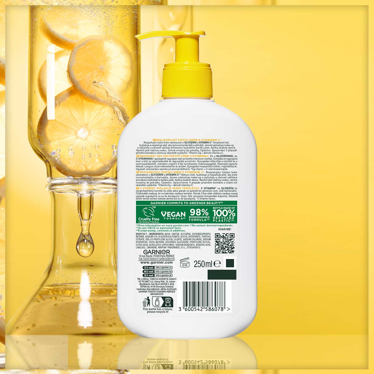 Garnier C Vitamini Parlaklık Veren Temizleyici 250 ml - Melori