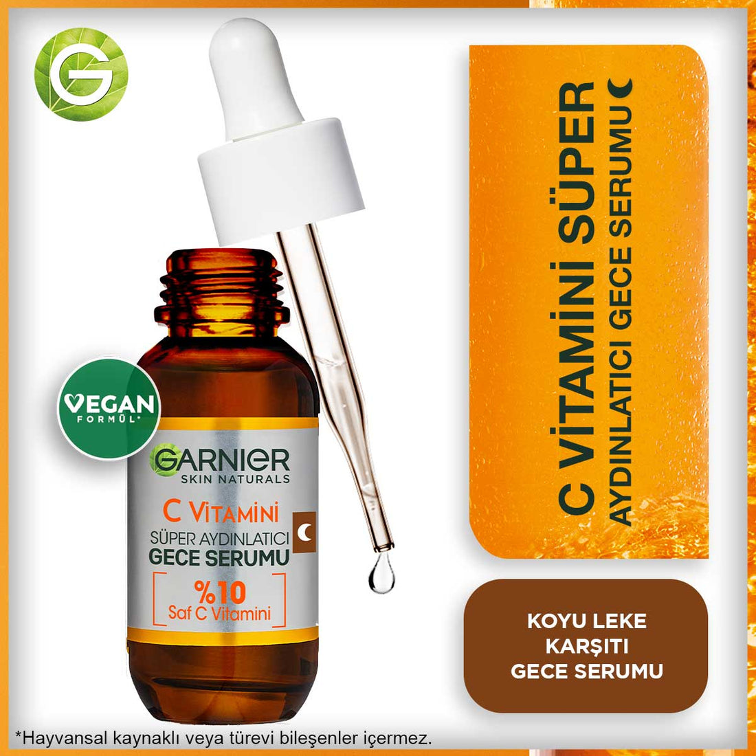 Garnier C Vitamini Süper Aydınlatıcı Gece Serumu - Melori