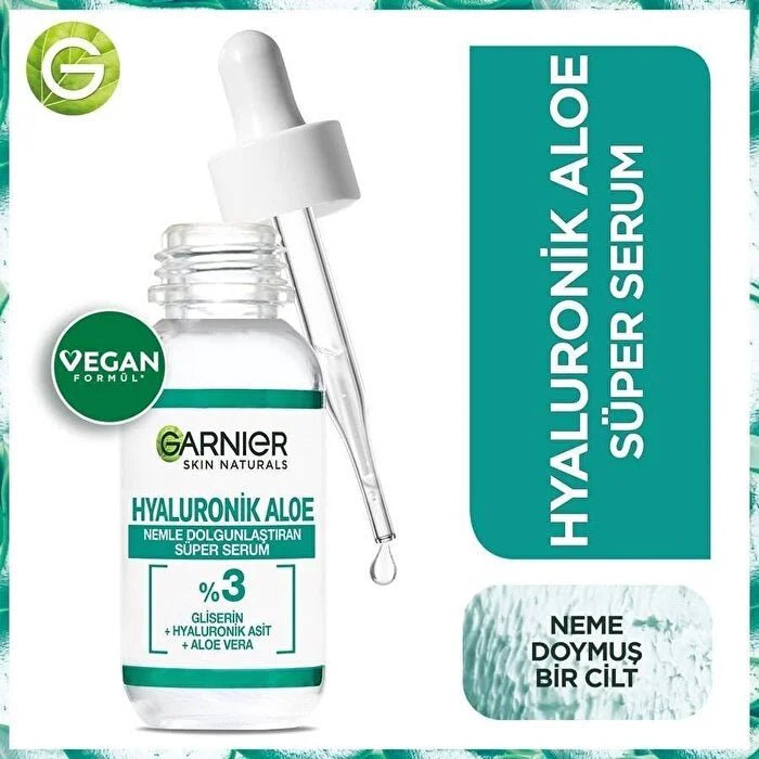 Garnier Hyaluronik Aloe Nemlendirici ve Dolgunlaştırıcı Süper Serum 30 ml - Melori