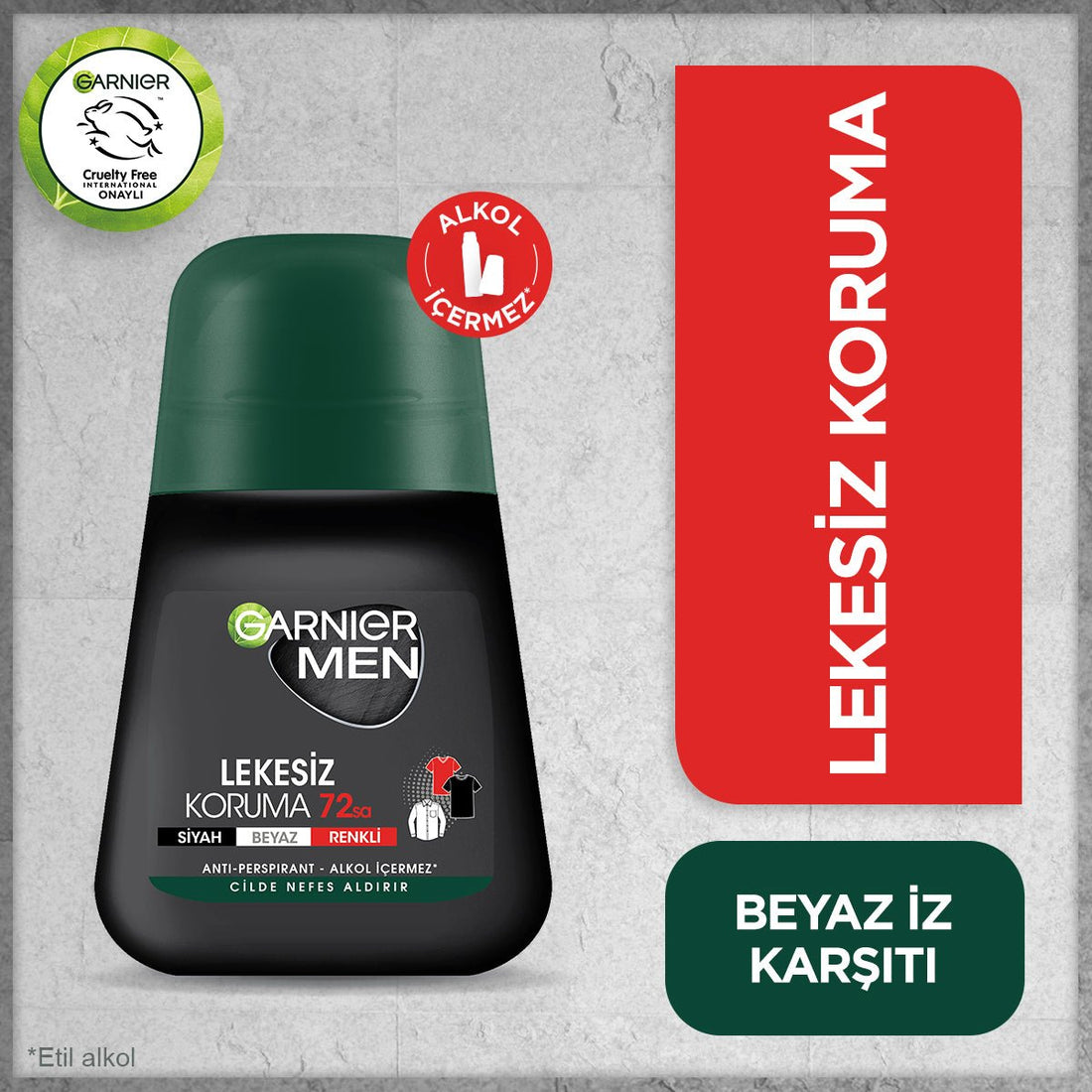 Garnier Men Lekesiz Koruma Roll - on Deodorant - Melori