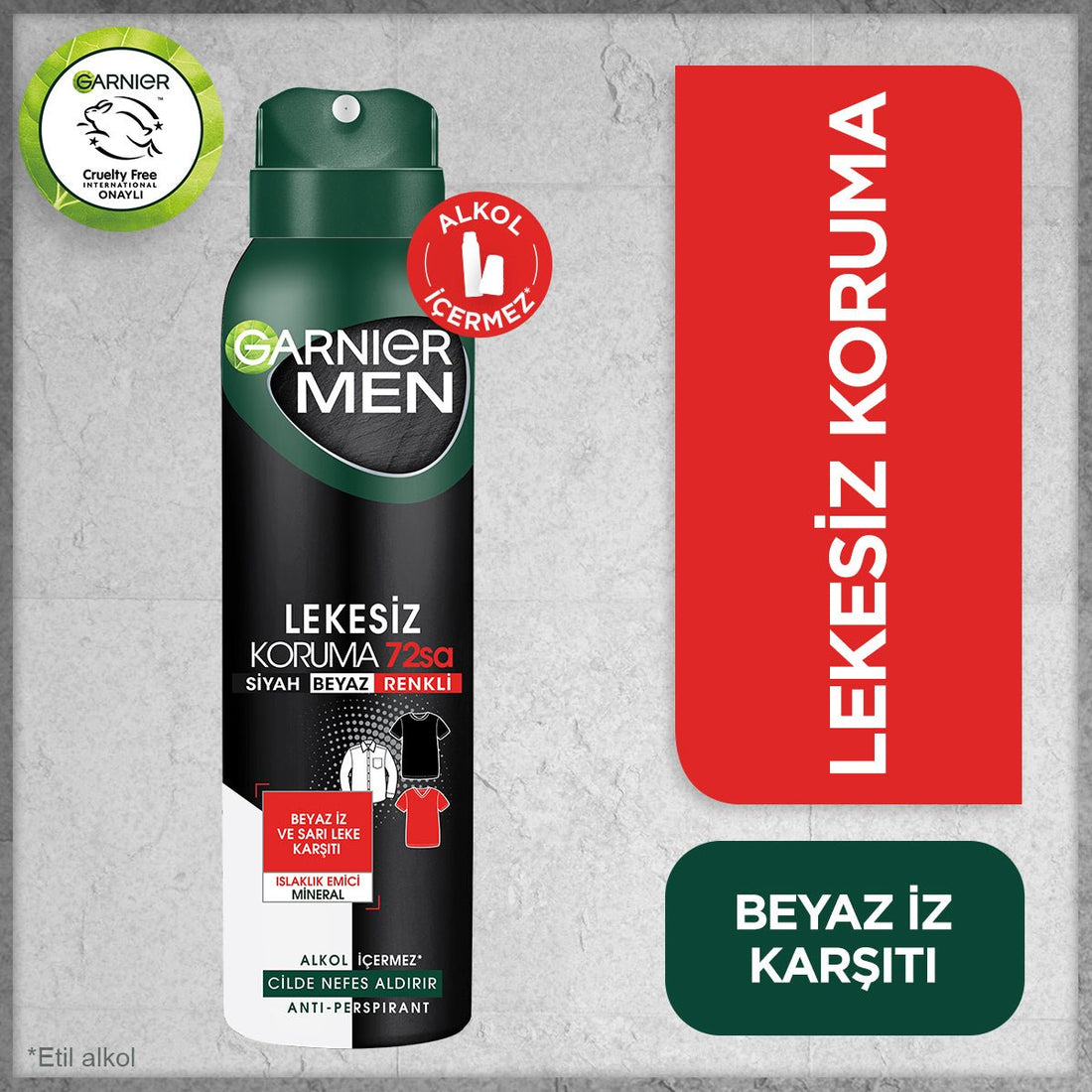 Garnier Men Lekesiz Koruma Spray Deodorant - Melori