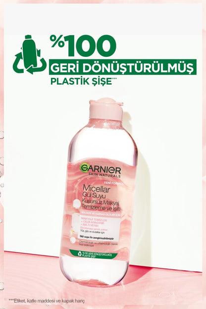 Garnier Micellar Gül Suyu Kusursuz Makyaj Temizleme &amp; Işıltı 400ML - Melori