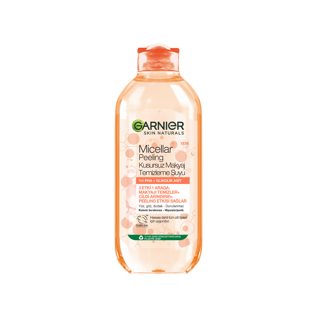 Garnier Micellar Peeling Kusursuz Makyaj Temizleme Suyu 400 ML - Melori