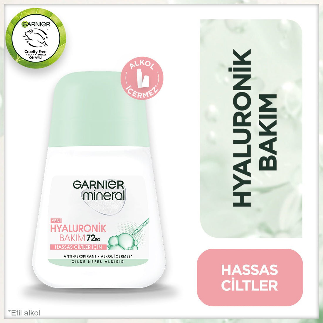 Garnier Mineral Hyaluronik Bakım Roll - on Deodorant - Melori