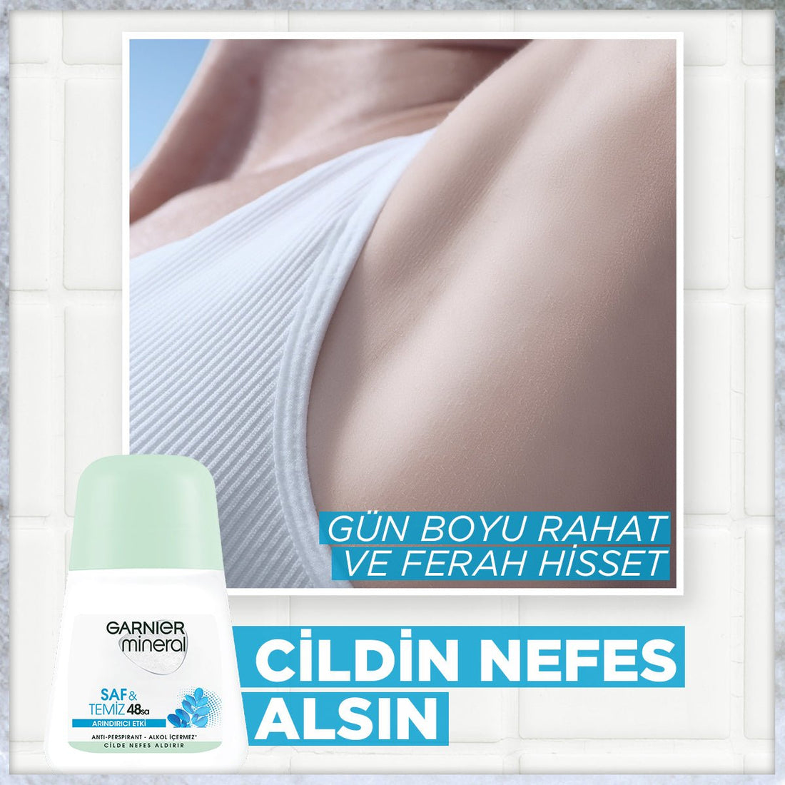 Garnier Mineral Saf ve Temiz Roll - On Deodorant - Melori