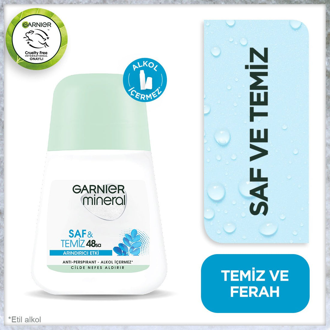 Garnier Mineral Saf ve Temiz Roll - On Deodorant - Melori
