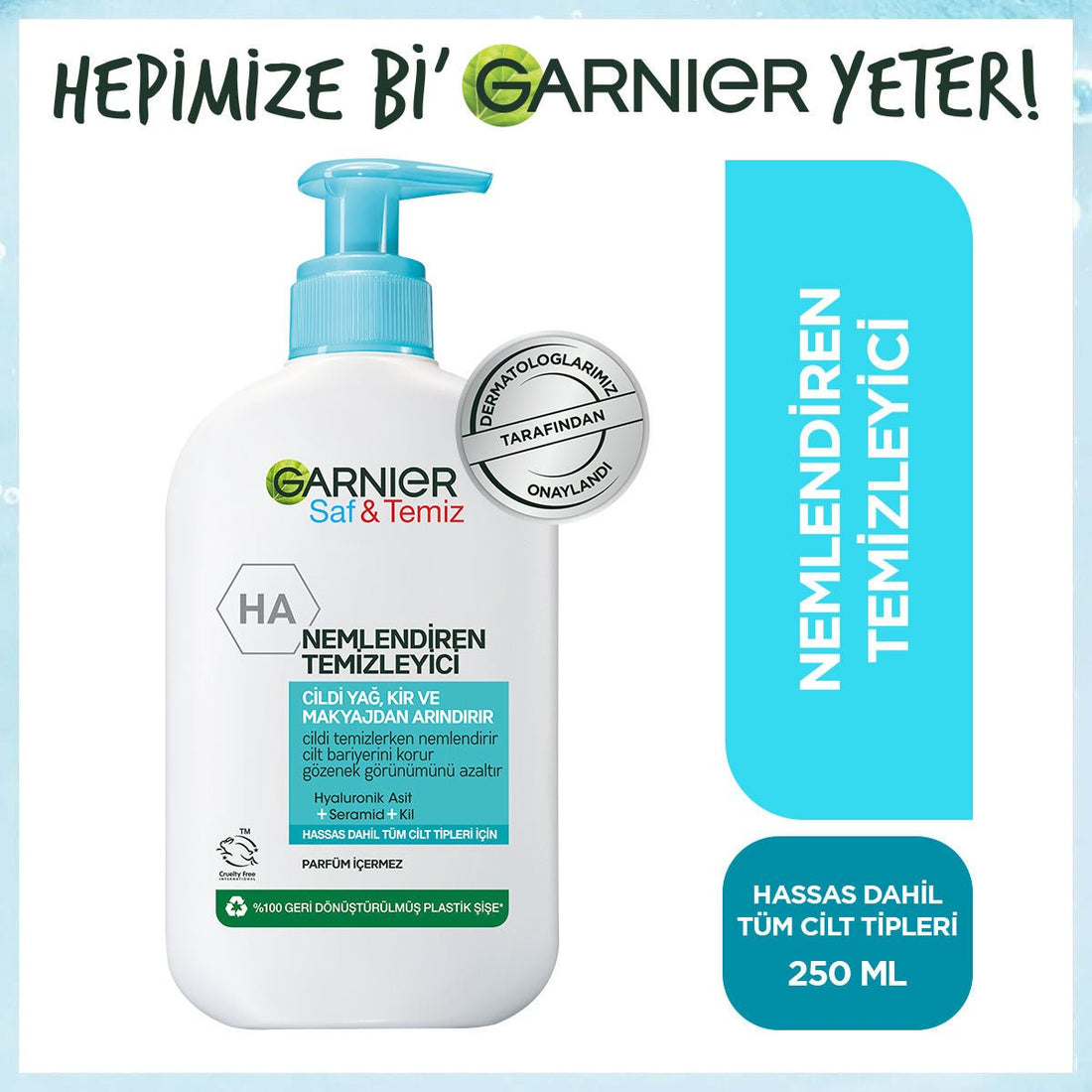 Garnier Saf&Temiz Nemlendiren Temizleyici 250 ml - Melori