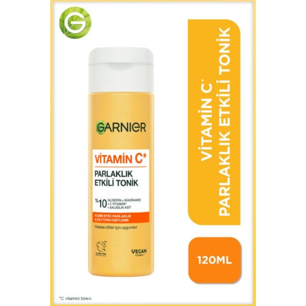 Garnier Vitamin C Parlaklık Etkili Tonik // Gliserin, Niasinamid, Salisilik Asit 120 ml - Melori